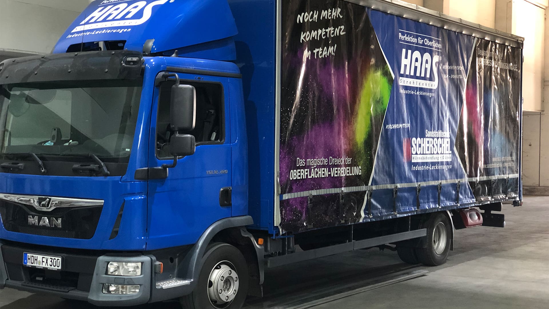 Transport, Logistik, Lager – Haas Strahlcenter